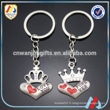 Porte-clés de couple, Keychain de coeur, porte-clés mignon